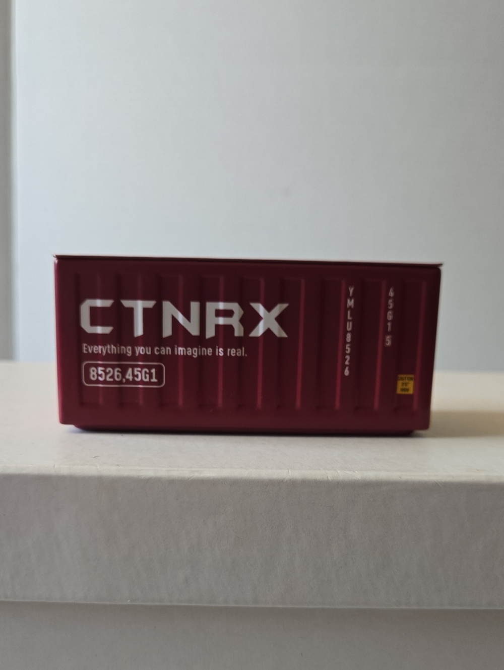 CTNRX Red Mini Cargo Container Decorative Box